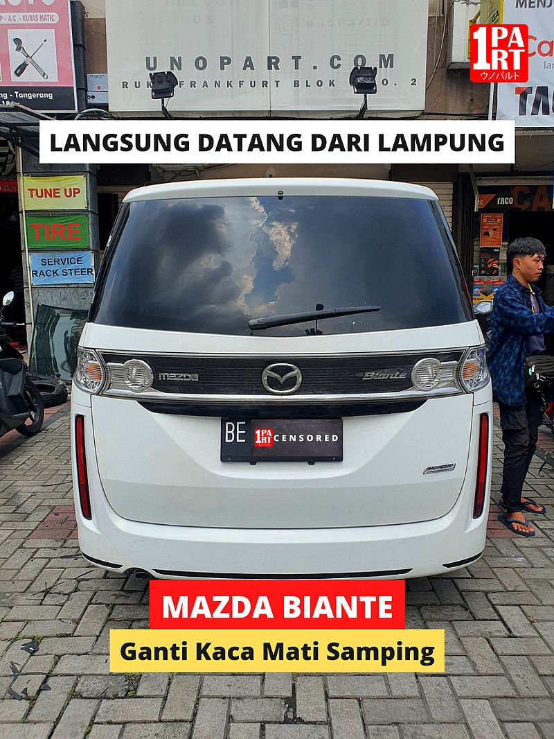 Kaca Samping Mati Belakang Kiri Mazda Biante 2012- Terima Pemasangan - foto 2