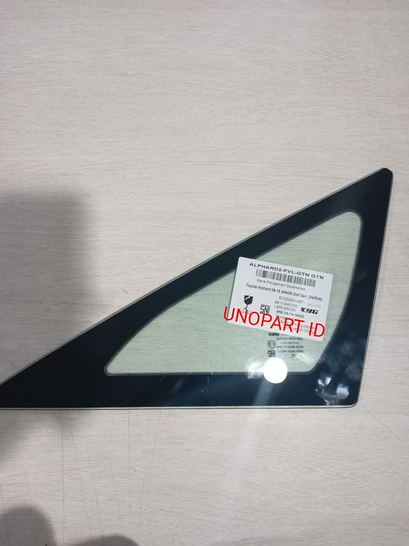 Kaca Segitiga Depan Samping Toyota Alphard Vellfire ANH20 2008-2015 - foto 3