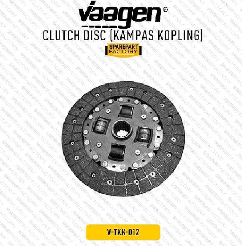 Kampas Plat Kopling Clutch Disc Vaagen Toyota Kijang Kapsul 1.8 1995-2007 / Corolla 1.6 1994-2002 7K 4A-FE SNI KAN OEM 31250-0B021 312500B021 - foto 5