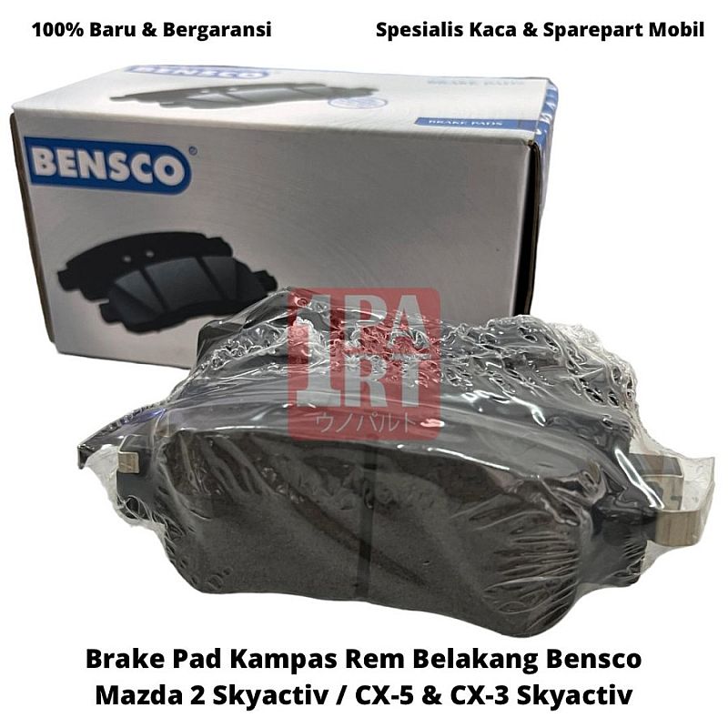 Kampas Rem Belakang Bensco Mazda 2 Skyactiv CX-5 12-17 & CX-3 Skyactiv - foto 4