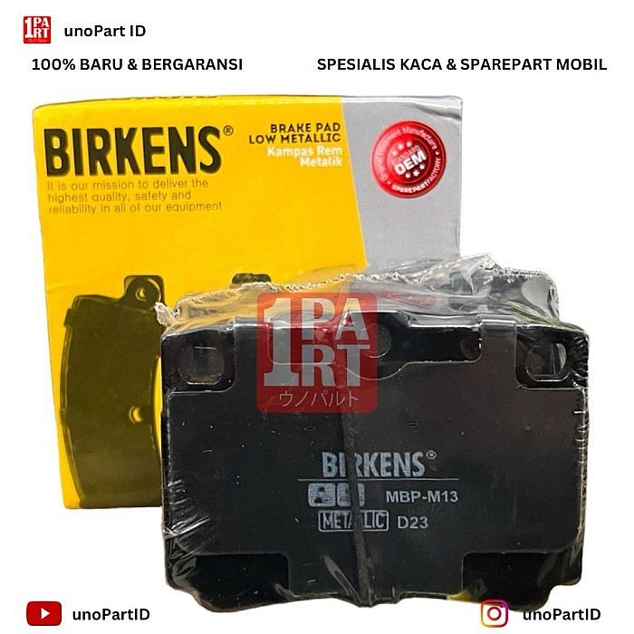 Kampas Rem Belakang Birkens Metalic Mitsubishi Pajero Sport 08-ANPS Dakar - foto 4