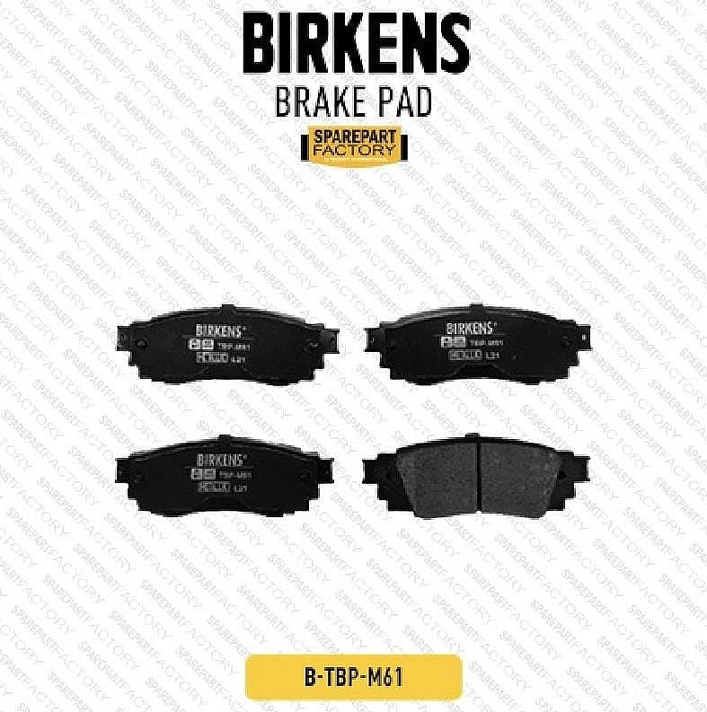 Kampas Rem Belakang Birkens Toyota CHR C-HR & Camry 2019-Ke Atas XV70 / Harrier 2020-Ke Atas / Lexus ES 300H 2019-Ke Atas / RX 300 350 RX300 RX350 2015-2022unoPart ID SNI KAN OEM 04466-10010 04466-332 - foto 3