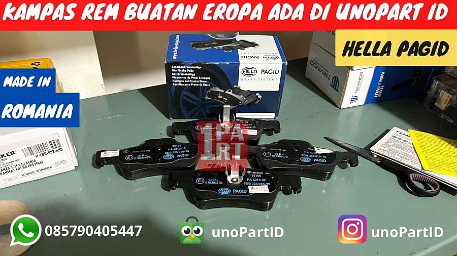 Kampas Rem Belakang Hella Pagid Mercedes Benz Mercy W211 E-Class - foto 4