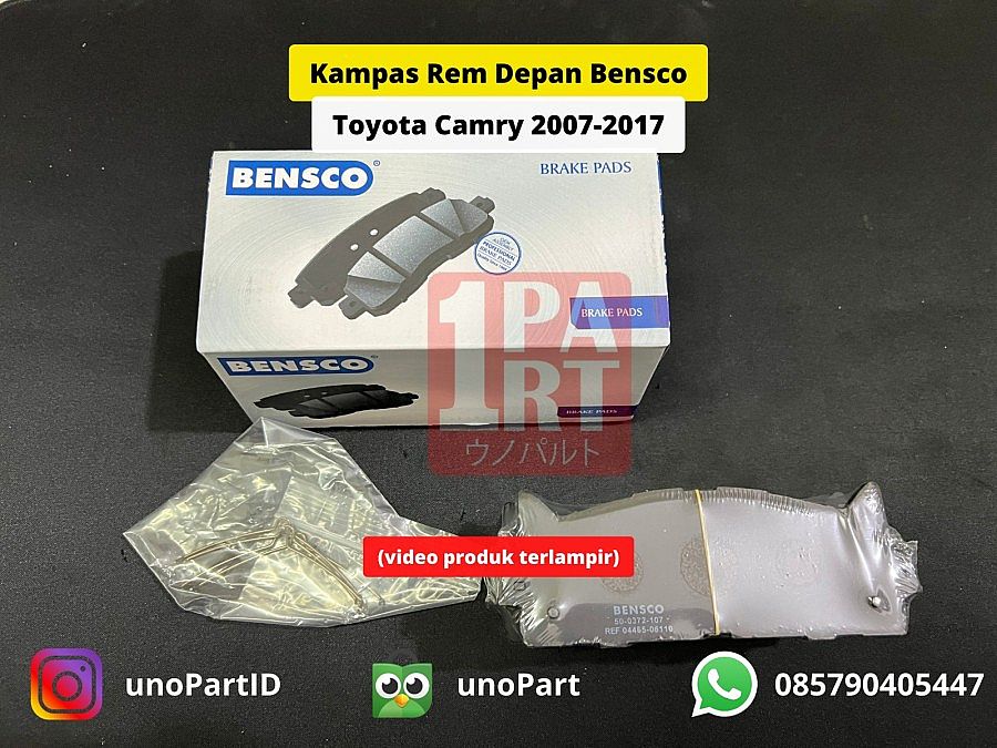Kampas Rem Brake Pad Depan Bensco Toyota All New Camry 2007-2017 - foto 5