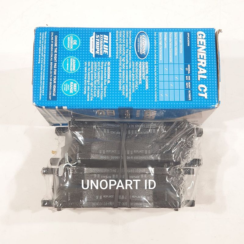 Kampas Rem Depan Bendix Chevrolet TRAX & Cruze & Orlando DB1989GCT - foto 2