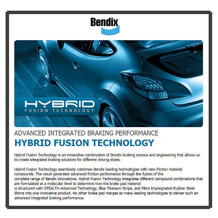 Kampas Rem Depan Bendix Toyota All New Camry 2.4 2007-2012 DB1800GCT - foto 5