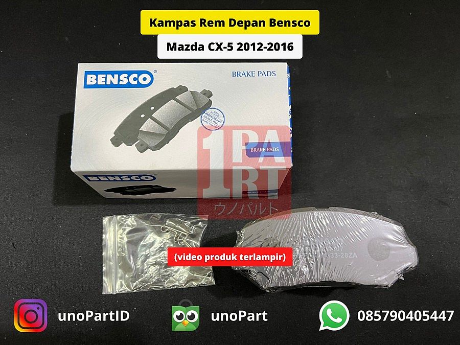 Kampas Rem Depan Bensco Mazda CX-5 Skyactiv 2012-2016 K0Y1-33-28ZA - foto 4
