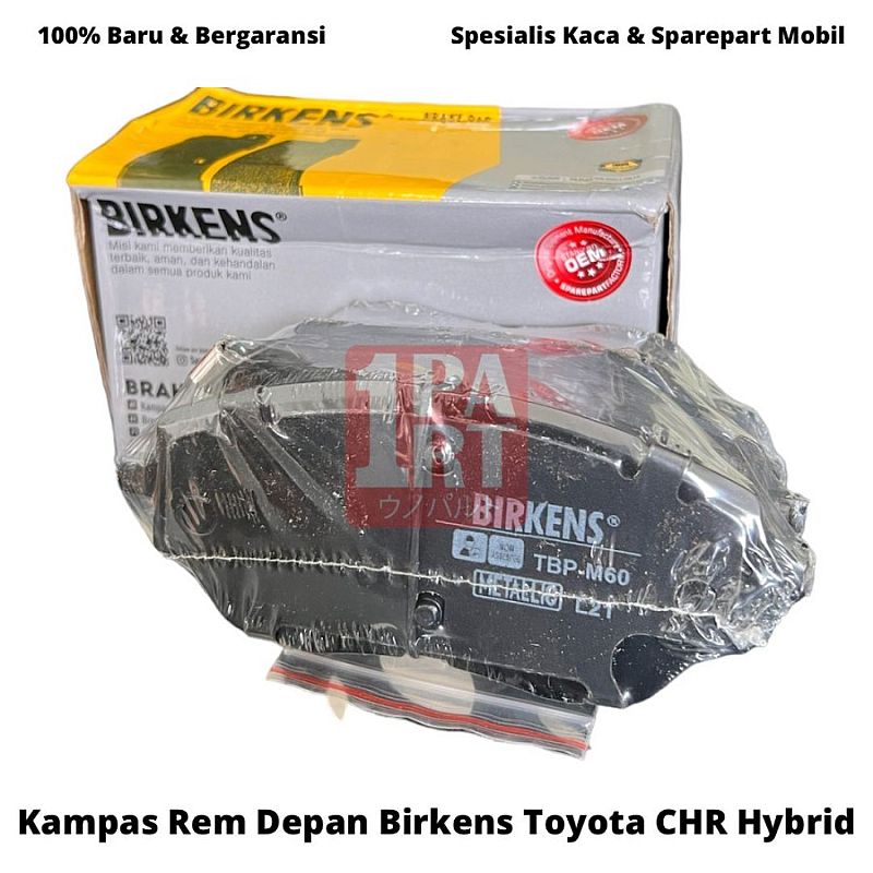 Kampas Rem Depan Birkens Toyota CHR C-HR Hybrid Part No 04465-F4020 - foto 3