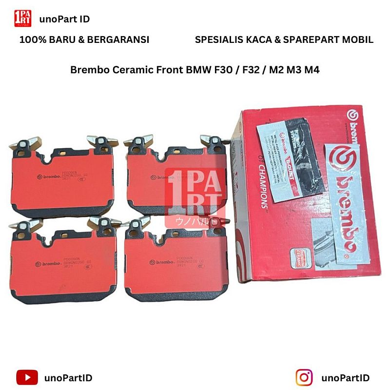 Kampas Rem Depan Brembo BMW Seri 3 F30 F22 F33 F32 M2 M3 M4 Ceramic - foto 5