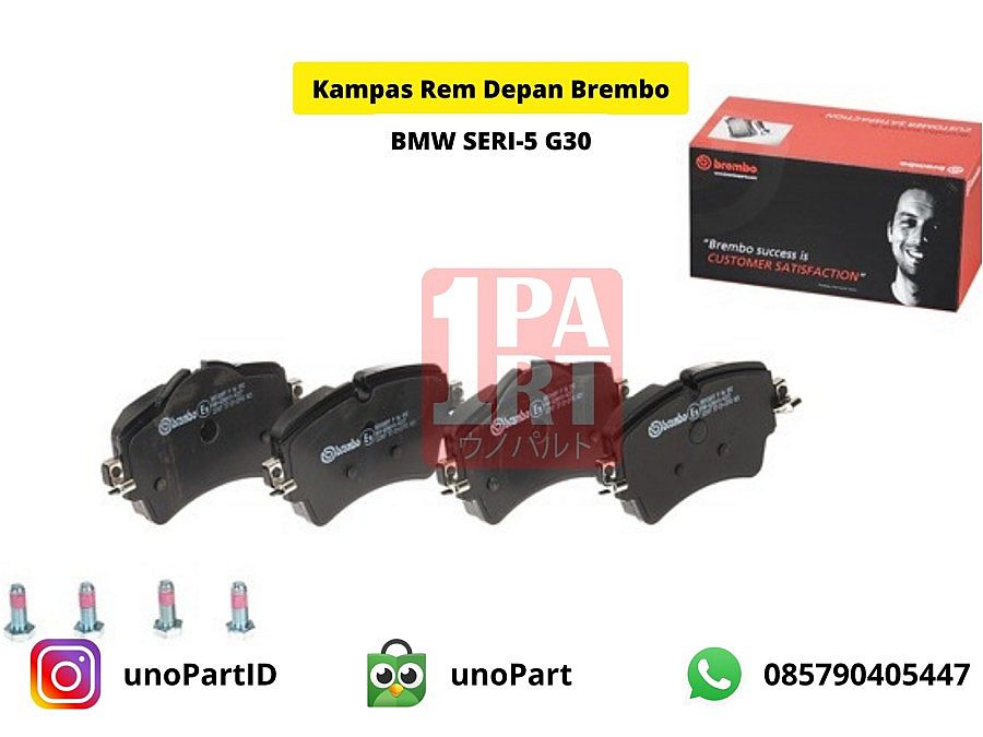 Kampas Rem Depan Brembo BMW SERI-5 G30 P06092 by unoPart ID - foto 2
