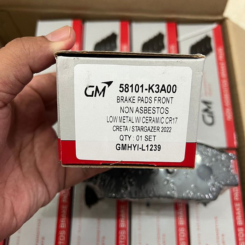 Kampas Rem Depan Ceramic Hybrid GM Hyundai Stargazer & Creta 2021-ON - foto 2