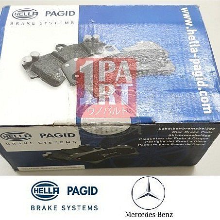 Kampas Rem Depan Hella Pagid Mercedes Benz Mercy GL500 X164 unoPart - foto 3