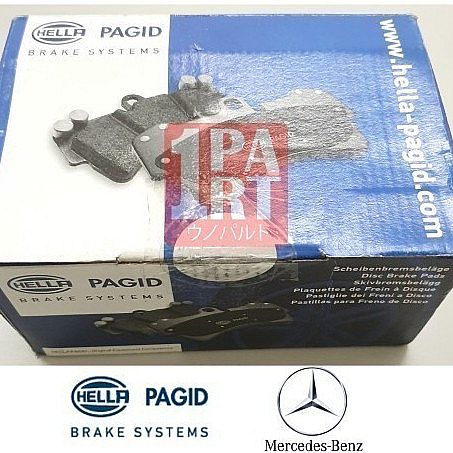 Kampas Rem Depan Hella Pagid Mercedes Benz Mercy GL500 X164 unoPart - foto 2