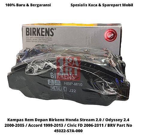 Kampas Rem Depan Odyssey RA6 RA9 RB1 RB2 RB3 RB4 Birkens Ceramic - foto 4