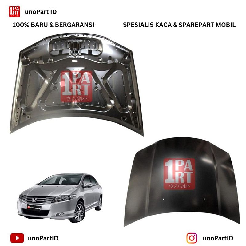 Kap Mesin / Engine Hood Baru Honda City E S RS GM2 2008-2013 unoPart - foto 5