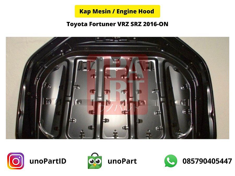 Kap Mesin / Engine Hood Toyota Fortuner VRZ SRZ 2015-ON 100% BARU - foto 3