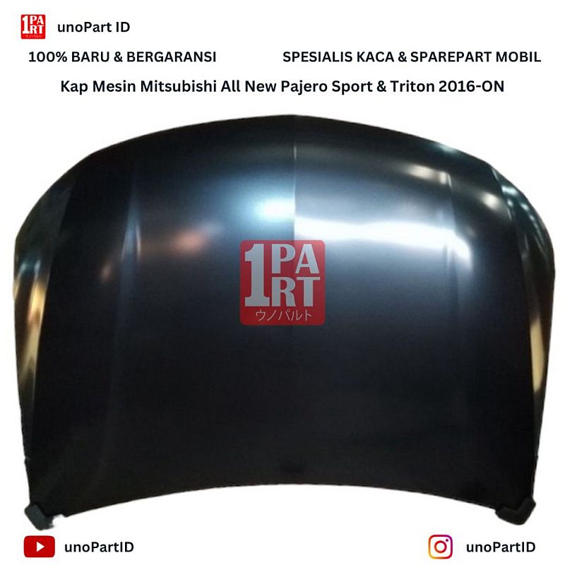 Kap Mesin Engine Hood Mitsubishi New Pajero Sport ANPS 2016-end model & Triton 2016-up - foto 3