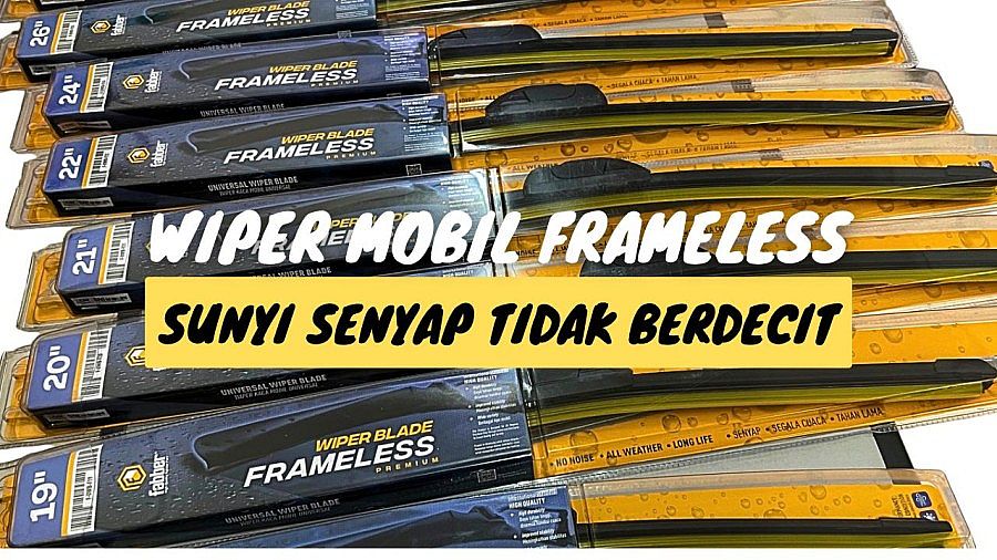 Karet Wiper Blade Fabber Frameless Premium 12" - 28" SNI dan KAN - foto 2