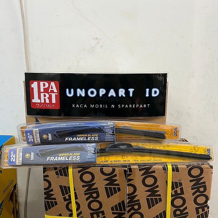 Karet Wiper Blade Fabber Frameless Toyota Fortuner VRZ SRZ GR 16-ON - foto 2