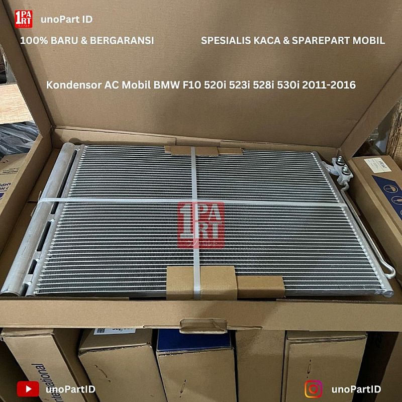 Kondensor AC Mobil BMW Seri 5 F10 520i 523i 528i 2011-2016 unoPart ID - foto 2