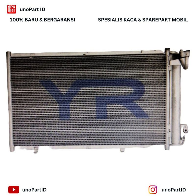Kondensor AC Mobil Ford Fiesta Merk Yaruki Baru Bergaransi unoPart ID - foto 2