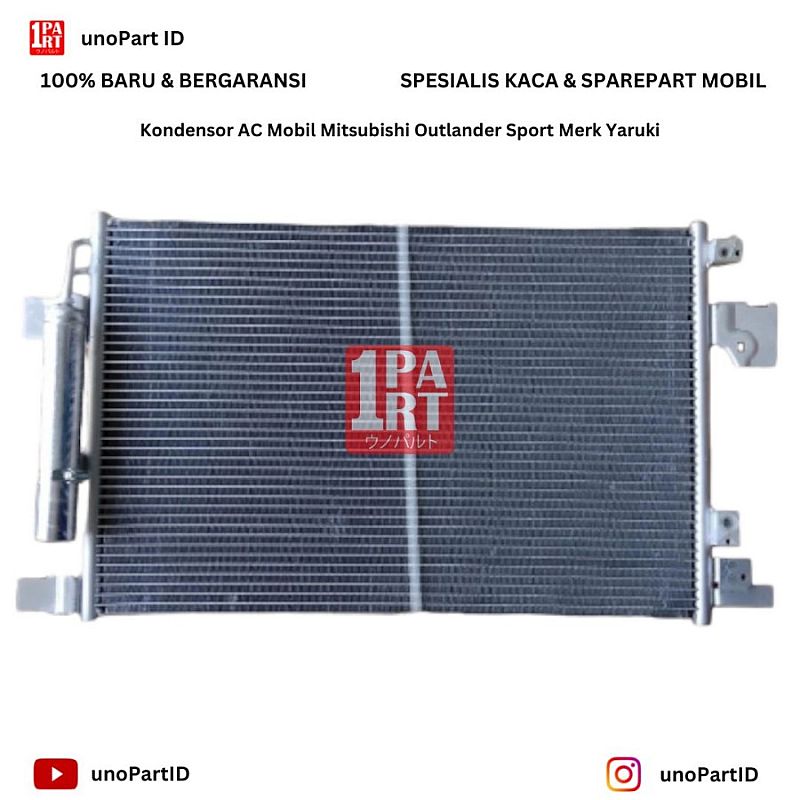 Kondensor AC Mobil Mitsubishi Outlander Sport Merk Yaruki by unoPart ID Spesialis AC Mobil - foto 6
