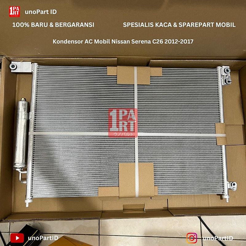 Kondensor AC Mobil Nissan Serena C26 2012-2017 Merk Yaruki - foto 6