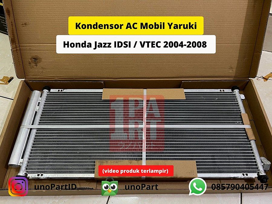 Kondensor AC Mobil Yaruki Honda Jazz IDSI VTEC 2004-2008 by unoPart ID - foto 4