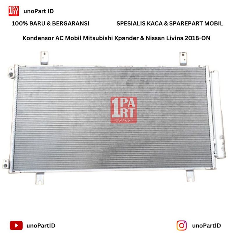 Kondensor AC Mobil Yaruki Mitsubishi Xpander / New Livina 2017-ON - foto 5