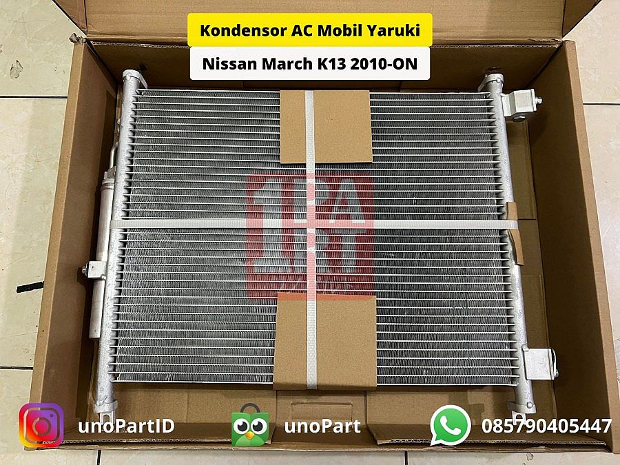 Kondensor Condensor AC Mobil Nissan March 2010-2013 K13 by unoPart ID - foto 3