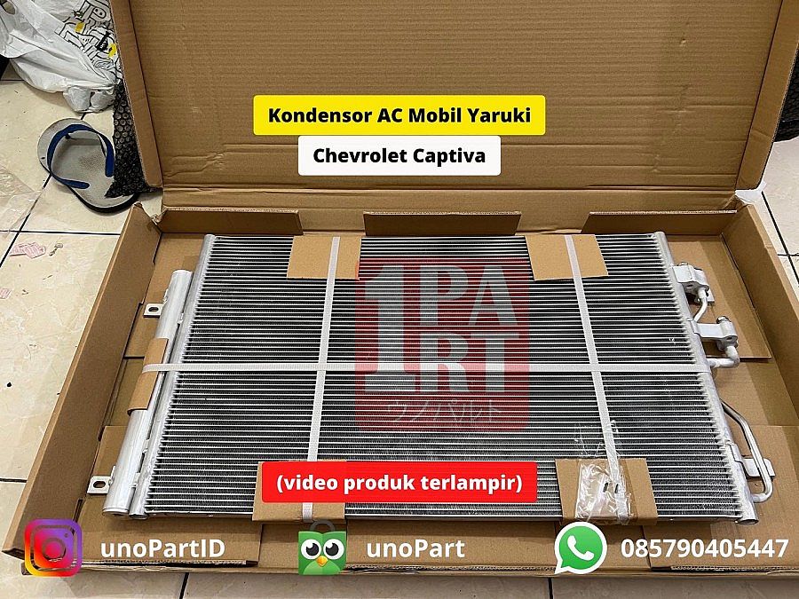 Kondensor Condensor AC Mobil Yaruki Chevolet Captiva Diesel by unoPart ID - foto 3