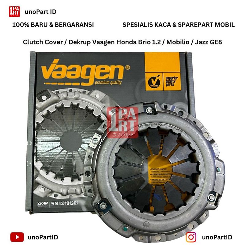 Kopling Clutch Cover Dekrup Honda Brio 1.2 Mobilio Jazz RS GE8 City GM - foto 3