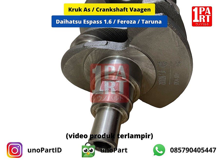 Kruk As / Crank Shaft Daihatsu Espass 1.6 & Feroza & Taruna Karbu Efi - foto 2