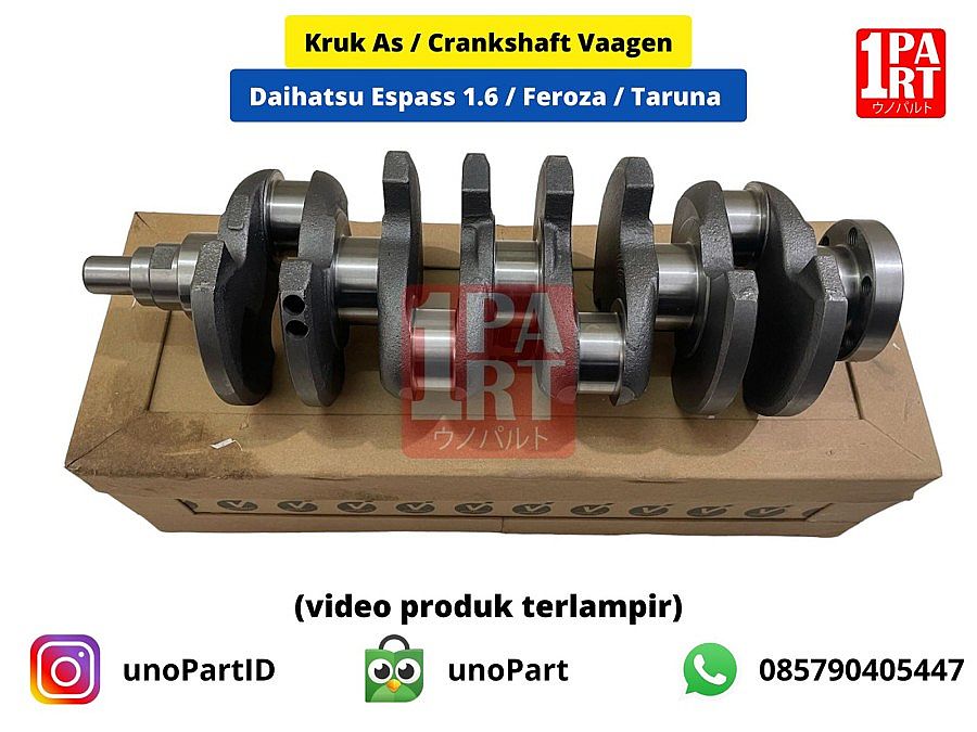 Kruk As / Crank Shaft Daihatsu Espass 1.6 & Feroza & Taruna Karbu Efi - foto 5