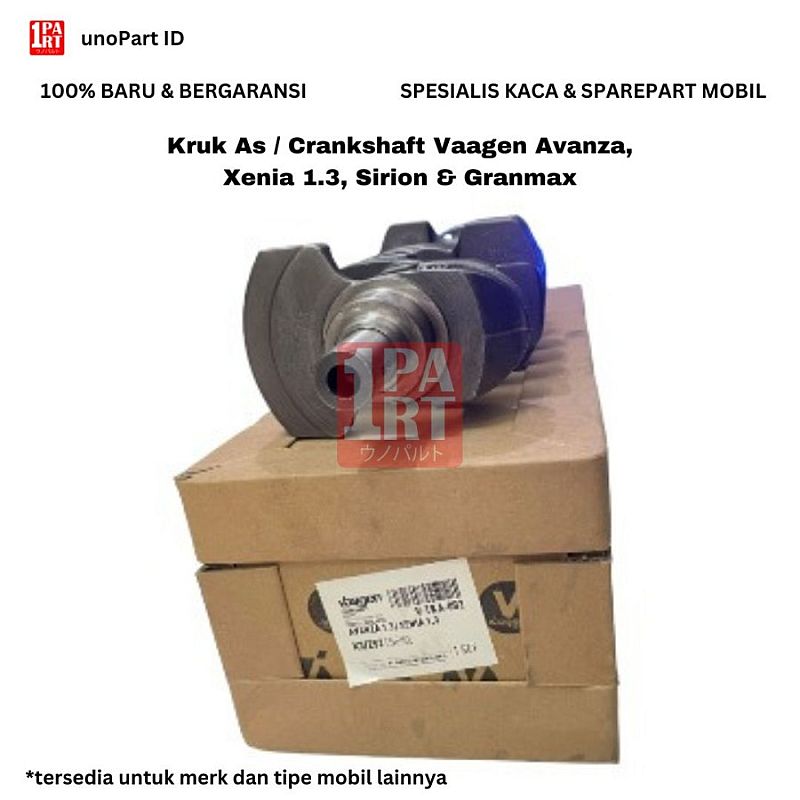 Kruk As / Crankshaft Vaagen Avanza, Xenia 1.3, Sirion & Granmax BARU - foto 5
