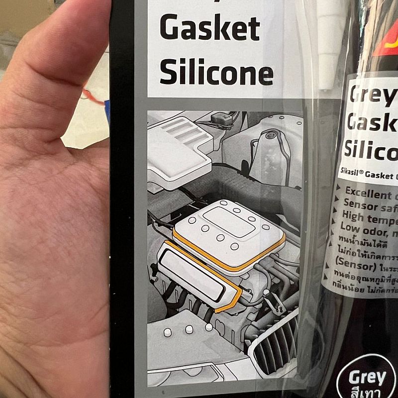 Lem Gasket Packing Recomen OEM Sika Sil Japan RTV Grey Super High Temp - foto 3