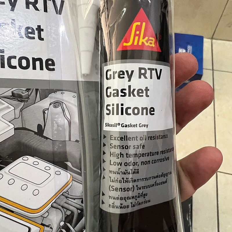 Lem Gasket Packing Recomen OEM Sika Sil Japan RTV Grey Super High Temp - foto 4