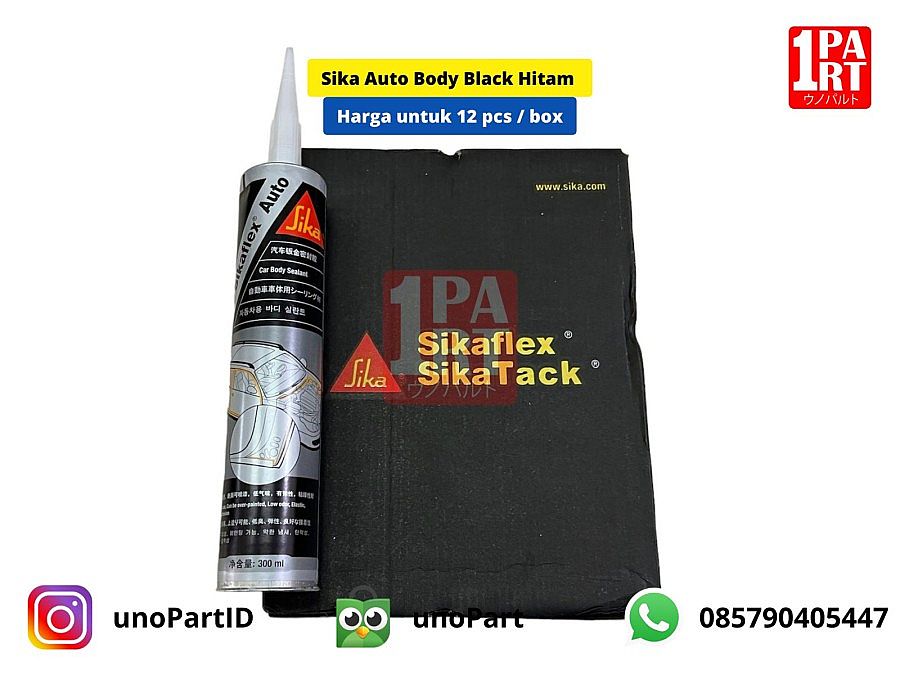Lem Sealant Body Mobil 1 BOX Sikaflex Auto Car Body Sealant Hitam - foto 2