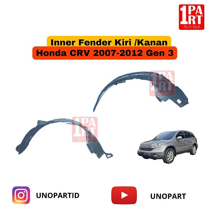 Liner Fender / Pelindung Spakbor Honda Crv 2007-2012 Kiri / Kanan - foto 3