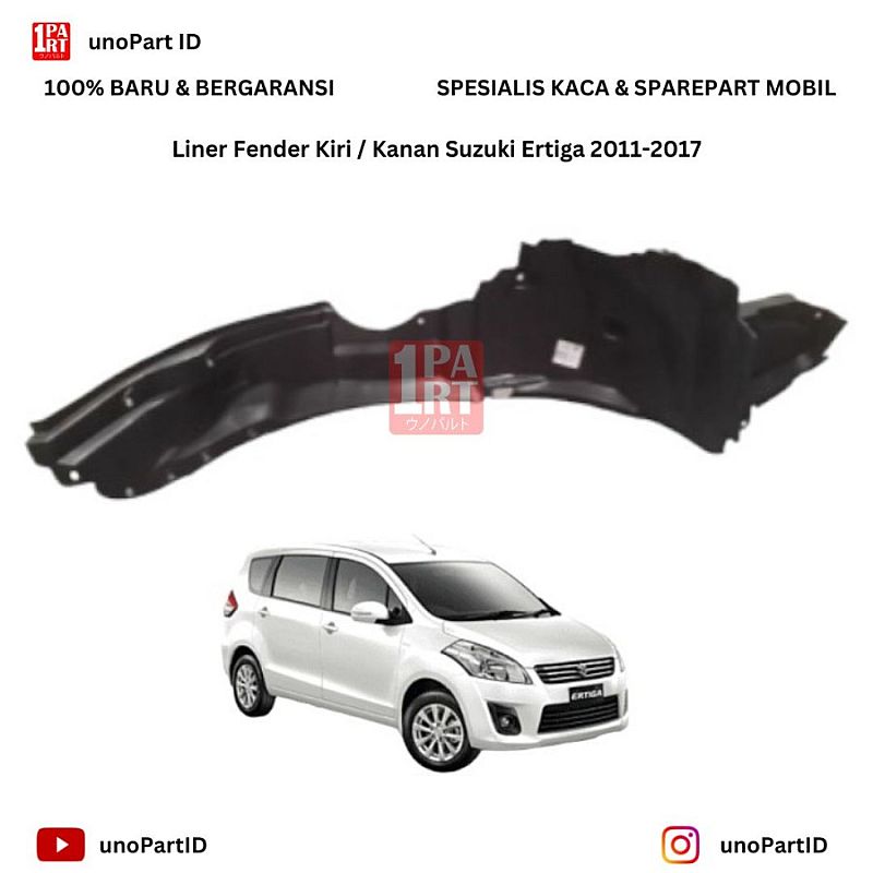 Liner Fender Kiri / Kanan Suzuki Ertiga 2011-2017 Baru by unoPart ID - foto 4
