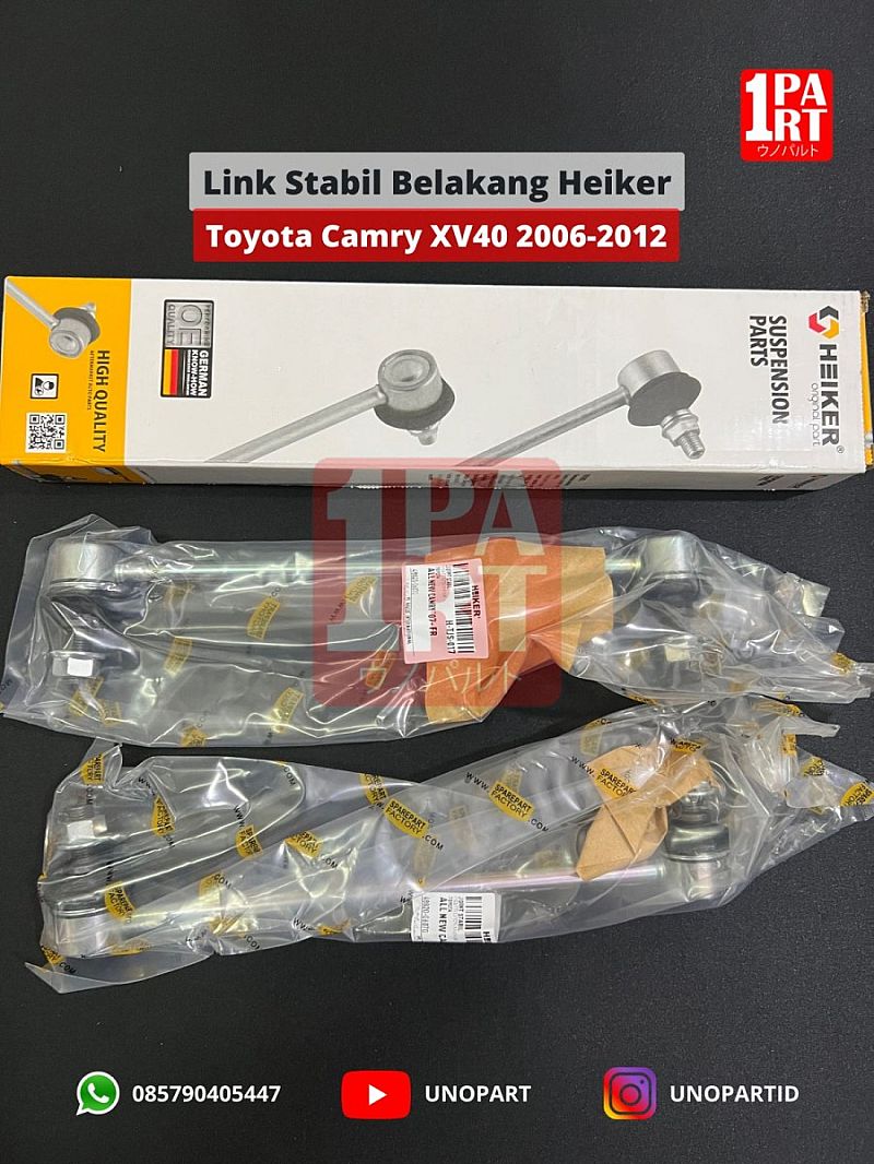 Link Joint Stabil Belakang Heiker Toyota All New Camry 2007-2019 XV40 ACV40 XV50 ACV50 SNI KAN OEM 48830-06070 4883006070 - foto 5