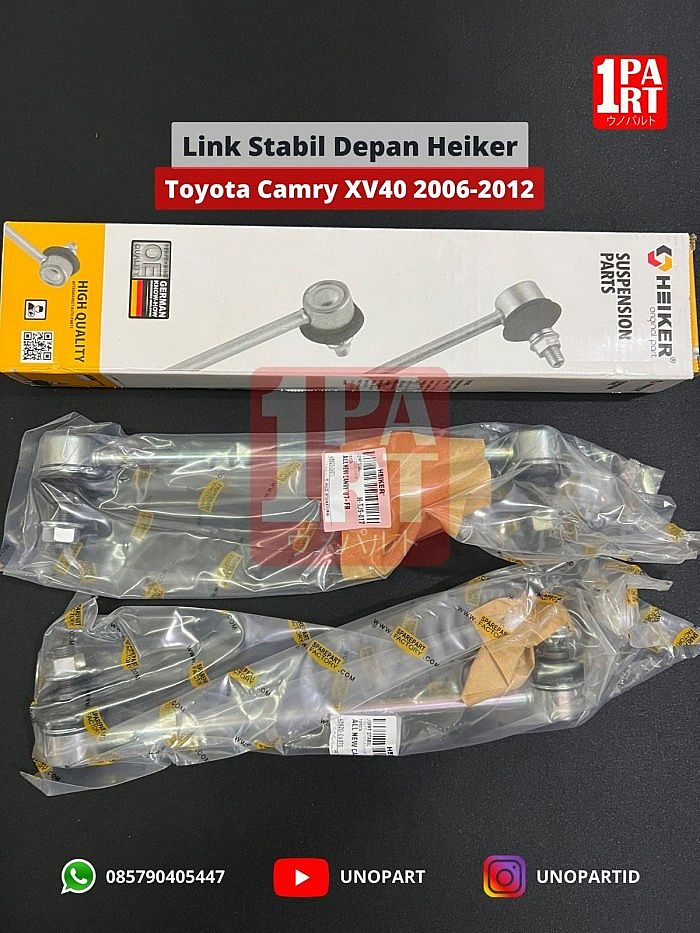 Link Joint Stabil Depan Heiker Toyota All New Camry XV40 ACV40 XV50 ASV50 ACV50 2007-2018 SNI KAN OEM 48820-06070 4882006070 - foto 5