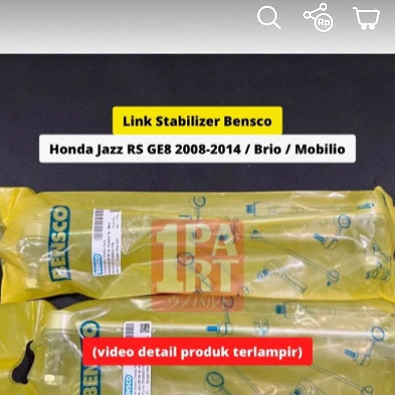 Link Stabil / Joint Stabil Bensco Honda Jazz RS GE8 / BRV / Brio / Mobilio - foto 4