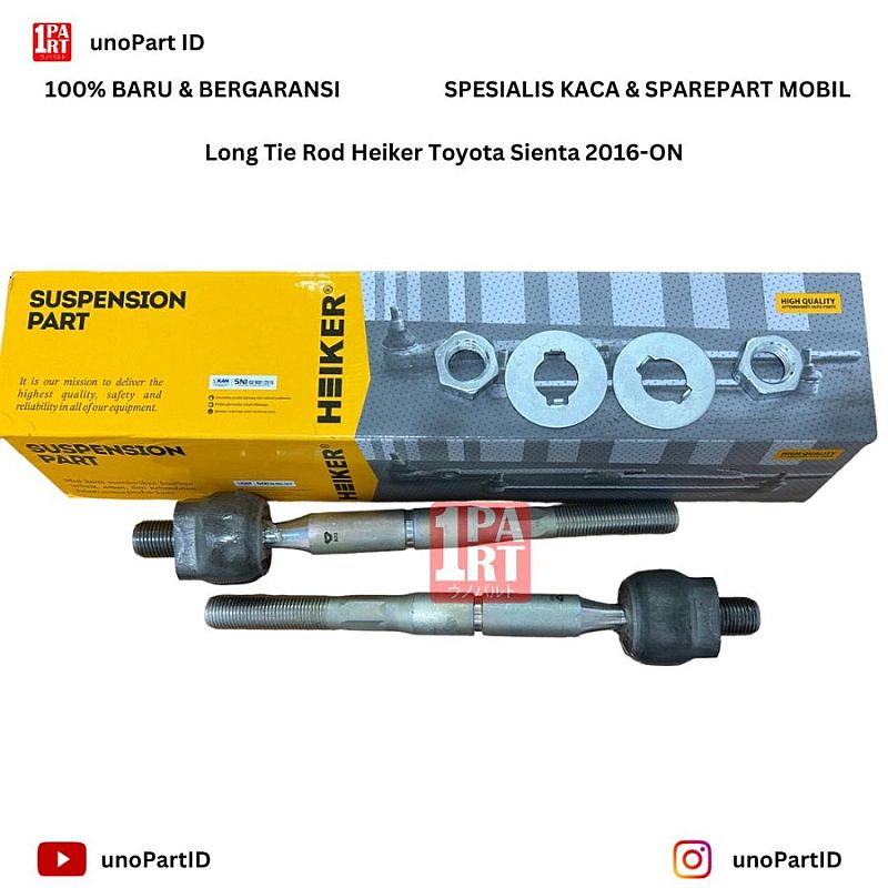 Long Tie Rod / Rack End Heiker Toyota Sienta SNI KAN OEM 45503-0D180 Original Quality - foto 4