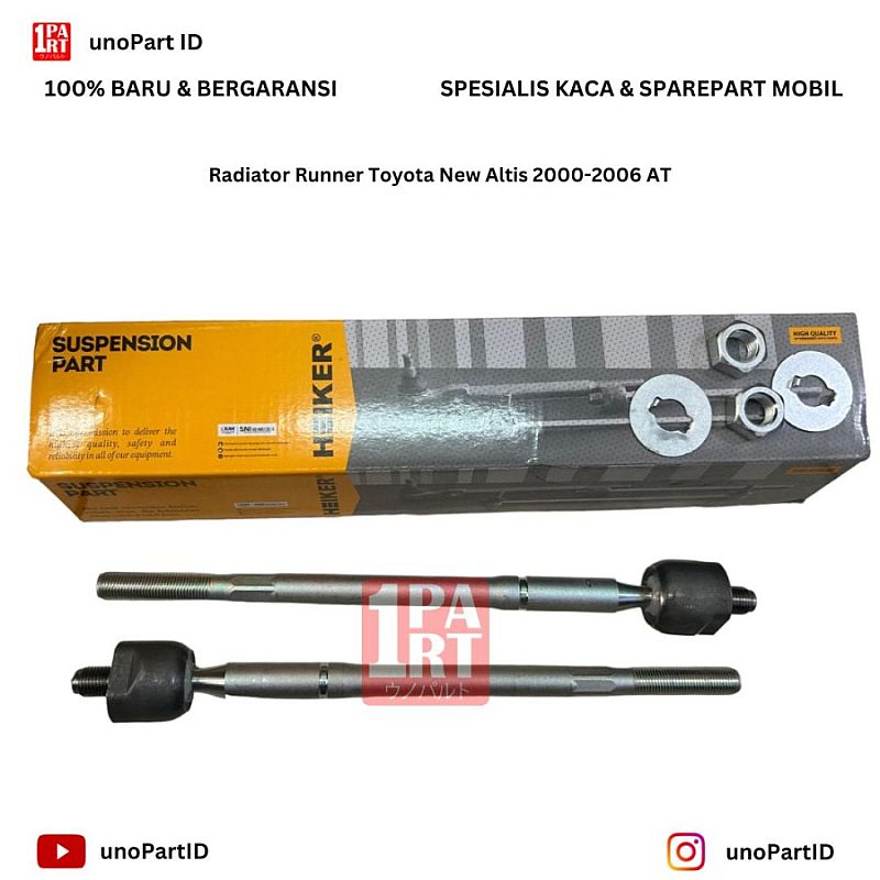 Long Tie Rod / Rack End Toyota Kijang Kapsul 1997-2004 Merk Heiker Part No 45503-0B020 - foto 3