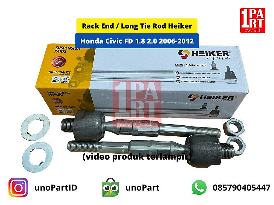 Long Tie Rod or Rack End Honda New Civic 06 - FD Batman - foto 2