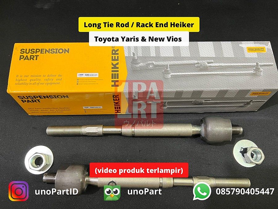 Long Tie Rod or Rack End Toyota New Vios Gen 2 or Yaris Bapao Gen 1 07-13 45503-0D080 - foto 5
