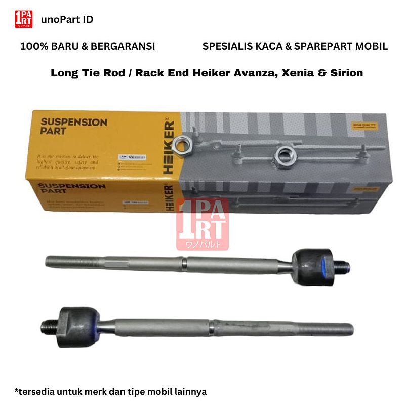 Long Tie Rod Rack End Heiker Toyota Daihatsu Avanza Xenia Old Gen1 04-11 1.0 1.3 1.5 Power Steering / Sirion SNI KAN OEM 45503-BZ010 - foto 3