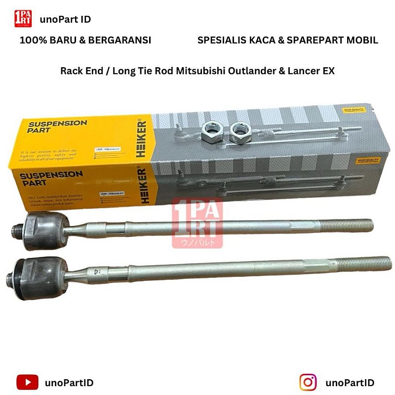 Long Tie Rod Rack End Mitsubishi Outlander Sport / Lancer EX Merk Heiker SNI KAN OEM 4422A077 - foto 5
