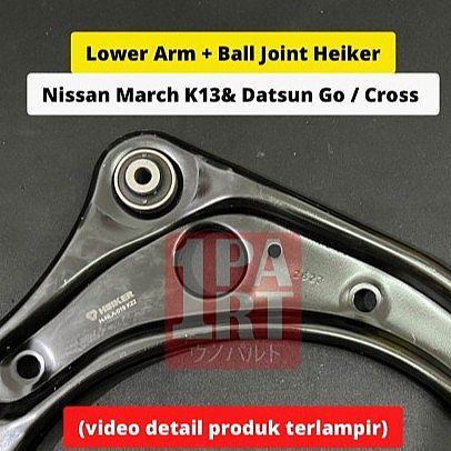 Lower Arm + Ball Joint Heiker Nissan March K13 / Datsun Go & Cross - foto 5
